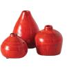 imageSullivans Ceramic Vase Set 3 Small Vases Rustic Home Dcor Modern Farmhouses Ideal Shelf Dcor Table Dcor Bookshelf Mantle Red CM2038