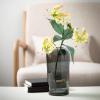 imageSullivans Smoked Glass Vase Flower Vase for Modern Home Decor Minimalist Vase for Shelf and Table Vases for Centerpieces Living Room Bedroom Kitchen and Office Decor G844810