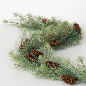 imageSullivans 6Foot Long Pine ampamp Pinecone Christmas Garland Artificial Greenery Seasonal Holiday Decor Perfect for Weddings Fireplace Mantels Dining and Living RoomBlack Hills Pine