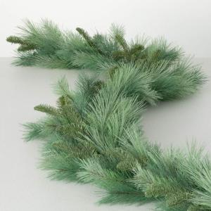 imageSullivans 6Foot Long Pine ampamp Pinecone Christmas Garland Artificial Greenery Seasonal Holiday Decor Perfect for Weddings Fireplace Mantels Dining and Living RoomFrosted Pine