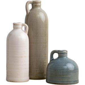 imageSullivans Ceramic Jug Vase Set Farmhouse Decor Kitchen Bedroom Office Living Room Bathroom ampamp Coffee Table Centerpiece Decorations Vases for Decor Mantle ampamp Shelf Decor CM2431Multicolor
