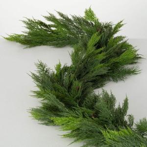 imageSullivans Christmas Garland 4 Ft Cedar Garland Frosted Blue Cedar Greenery Garland Indoor Holiday Dcor Perfect for Fireplace Mantle Weddings Dining and Living RoomGD1559