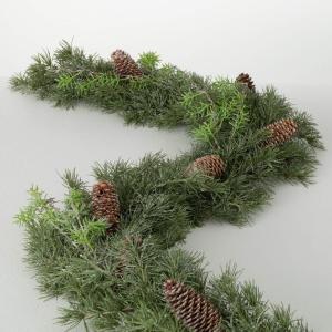imageSullivans Christmas Garland 6 Ft Pine Garland Soft Touch Greenery Garland Indoor Holiday Dcor Perfect for Fireplace Mantle Weddings Dining and Living RoomDusted Pine