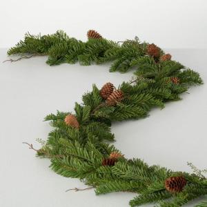 imageSullivans Christmas Garland 6 Ft Pine Garland Soft Touch Greenery Garland Indoor Holiday Dcor Perfect for Fireplace Mantle Weddings Dining and Living RoomPine