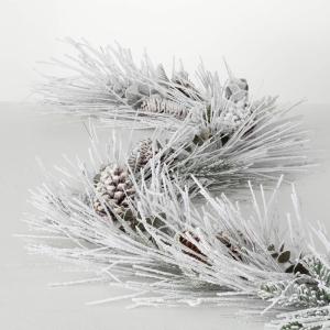 imageSullivans Christmas Garland 6 Ft Pine ampamp Cone Garland Snow Flocked Greenery Garland Indoor Holiday Dcor Perfect for Fireplace Mantle Weddings Dining and Living RoomLong Pine