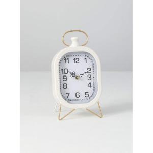imageSullivans Classic Style Minimalist White Desk Clock  Decor for Work Desk Home Office CLK197