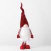 imageSullivans Standing Red Sequin Gnome with Telescopic Legs Christmas Decor Figurine Tabletop and Mantel Decor Holiday Decor Indoor Christmas Decorations