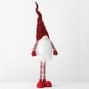 imageSullivans Standing Red Sequin Gnome with Telescopic Legs Christmas Decor Figurine Tabletop and Mantel Decor Holiday Decor Indoor Christmas Decorations