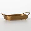 imageSullivans Decorative Tray with Handles Brass Trinket Candle or Cocktail Tray with Handles 225quot Gold Metal Tray for Entry Way Tabletop Coffee Table Dcor Home Dcor Shelf Storage Decorations