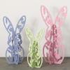imageSullivans Home Dcor Bunny Rabbit Display Set of 3 Spring Easter Bunnies Standing Statues Decorations Wood Heavy 4 Ft Tall Large Indoor Outdoor Bunny Decorations Table Floor Seasonal Dcor