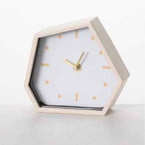 imageSullivans Desk Clock 6quot Small Clock Clock for Bedroom Soft Pink Metal ampamp Wood Minimalist Abstract Boho Clock for Office Home Dcor Table Desk Shelf Mantle Nightstand Tabletop Decorations