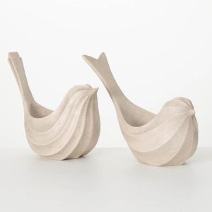 imageSullivans Plant Pots Bird Planter Set of 2 Indoor Outdoor Sculptured Resin Bird Planters for Tabletop Garden Patio Coffee Table Dcor for Fake or Real Plants Home Dcor Shelf Mantel Decorations