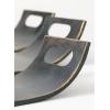 imageSullivans Black Nesting Metal Decorative Serving Trays with Builtin Handle Cutout Set of 3 Ottoman Serving Coffee Table Catchall Countertop Storage Perfect for Home Office Kitchen Decor