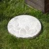 imageSullivans Cement Botanical Stepping Stone Outdoor Decor Patio Decor Patio Accessories and Decor Garden Dcor CMT1265Botanical
