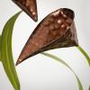 imageSullivans Copper Lily Water Fountain with Easy Setup Pump Small Desk Waterfall for Meditation Indoor or Outdoor Garden Patio Living Room and Office Home Decor