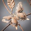 imageSullivans Garden Dcor Metal Stake 2925quot Butterfly ampamp Leaf Stake Decorations Warm Bronze Graceful Butterfly and Flowers Metal Patio Dcor Outdoor Dcor for Outside Lawn Decoration