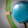imageSullivans Garden Dcor Metal Stake 30quot Circle ampamp Sphere Reflective Stake Decorations Acrylic Disk and Sphere Green ampamp Blue Metal Patio Dcor Outdoor Dcor for Outside Lawn Decoration
