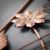 imageSullivans Garden Dcor Metal Stake 51quot Butterfly Leaf ampamp Flower Trellis Stake Decorations Bronze Graceful Butterflies ampamp Flowers Trellis Metal Patio Dcor Outdoor Dcor for Outside Lawn Decoration
