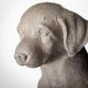 imageSullivans Grey Resin Sitting Dog Bird Feeder Bath Statue Birdwatching Decoration for Outdoor Birdwatching Perfect for Garden Yard Deck and Patio