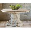 imageVintage Distressed Cottage Fir Wood ampamp Resin Table