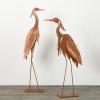 imageSullivans 4225quot Copper Garden Crane Figurines  Set of 2