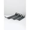imageSullivans Black Nesting Metal Decorative Serving Trays with Builtin Handle Cutout Set of 3 Ottoman Serving Coffee Table Catchall Countertop Storage Perfect for Home Office Kitchen Decor