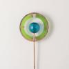 imageSullivans Garden Dcor Metal Stake 30quot Circle ampamp Sphere Reflective Stake Decorations Acrylic Disk and Sphere Green ampamp Blue Metal Patio Dcor Outdoor Dcor for Outside Lawn Decoration