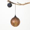 imageSullivans Hanging Solar Light Outdoor Copper Metal Sphere Shape Includes 1 Recharge AA Batteries Patio Decor for Garden Yard Backyard Porch Pathway Tree Lighting CoolWarm LightSphere