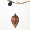 imageSullivans Hanging Solar Light Outdoor Copper Metal Sphere Shape Includes 1 Recharge AA Batteries Patio Decor for Garden Yard Backyard Porch Pathway Tree Lighting CoolWarm LightFinial