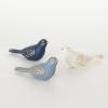 imageSullivans Home Decor Bird Figurines Home Dcor Set of 3 Iron Tabletop Dcor Coffee Table Dcor Color Washed Blue ampamp White Birds Figurine Rustic Windowsill Metal Shelf Mantel Fireplace Decorations