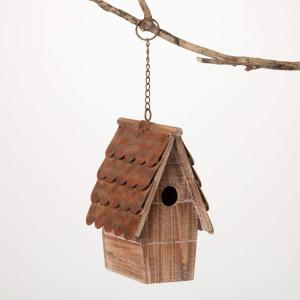 image125quotH Sullivans Copper Shingled Birdhouse Natural
