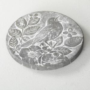 imageSullivans Cement Botanical Stepping Stone Outdoor Decor Patio Decor Patio Accessories and Decor Garden Dcor CMT1265Bird