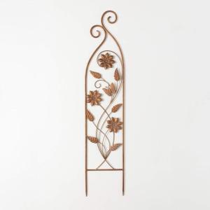 imageSullivans Garden Dcor Metal Stake 51quot Butterfly Leaf ampamp Flower Trellis Stake Decorations Bronze Graceful Butterflies ampamp Flowers Trellis Metal Patio Dcor Outdoor Dcor for Outside Lawn Decoration