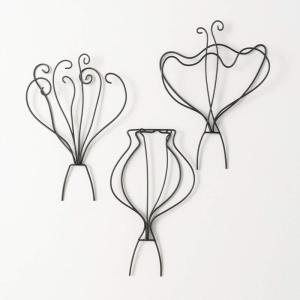 imageSullivans Garden Dcor Metal Stakes for Pot Set of 3 13quot Black Metal Blooms Arbor Plant Support Decorations Flower Metal Stakes for Plant Pots Patio Dcor Outdoor Dcor for Outside Lawn Decoration