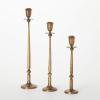 imageSullivans Candle Holder Candle Sticks Holder Decor Antique Brass Taper Candle Holder Set of 3 19quot Brass Vintage Tiered Candle Holders for Table Centerpieces Wedding Dcor Dinner Party Decorations