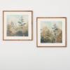 imageSullivans Wall Dcor Framed Wall Art Set of 2 Forest Nature Dcor with Wooden Frame Wooded Outdoor Landscape Rustic Outdoorsy Decorations Hanging Art for Bedroom Office Home Bathroom