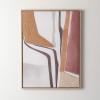 imageSullivans Wall Decor Wall Art Fiber Textural Print 235quot Abstract Wall Art Shades of Brown Beige Rust ampamp Burgundy Minimalist Boho Contemporary Modern Hanging Art for Bedroom Office Home Dcor