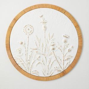 imageSullivans Home Decor Raised Floral Wall Medallion