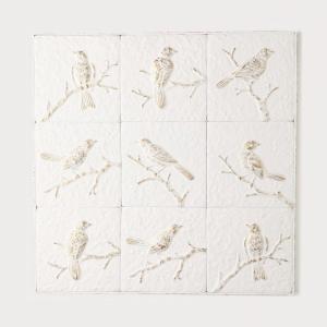 imageSullivans Wall Decor Wall Art Metal Bird 30quot Raised Metal Prints White Hanging Rustic Farmhouse Decorations Art to Hang in Bedroom Office Home Dcor