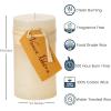 imageAqua Timber Collection Pillar Candle 325x6Cream