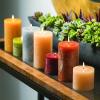 imageAqua Timber Collection Pillar Candle 325x6Light Gray