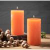 imageAqua Timber Collection Pillar Candle 325x6Orange