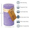 imageAqua Timber Collection Pillar Candle 325x6Purple