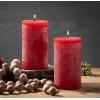 imageAqua Timber Collection Pillar Candle 325x6Red
