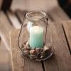 imageAqua Timber Collection Pillar Candle 325x6Teal
