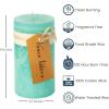 imageAqua Timber Collection Pillar Candle 325x6Teal