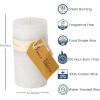 imageAqua Timber Collection Pillar Candle 325x6White