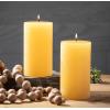 imageAqua Timber Collection Pillar Candle 325x6Yellow