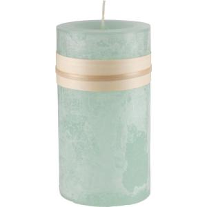 imageAqua Timber Collection Pillar Candle 325x6Aqua