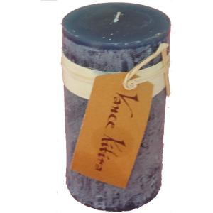 imageAqua Timber Collection Pillar Candle 325x6Blue